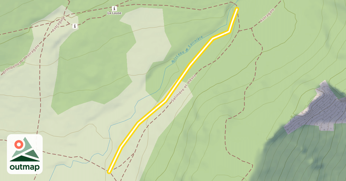 Map of Lièvre Patineur