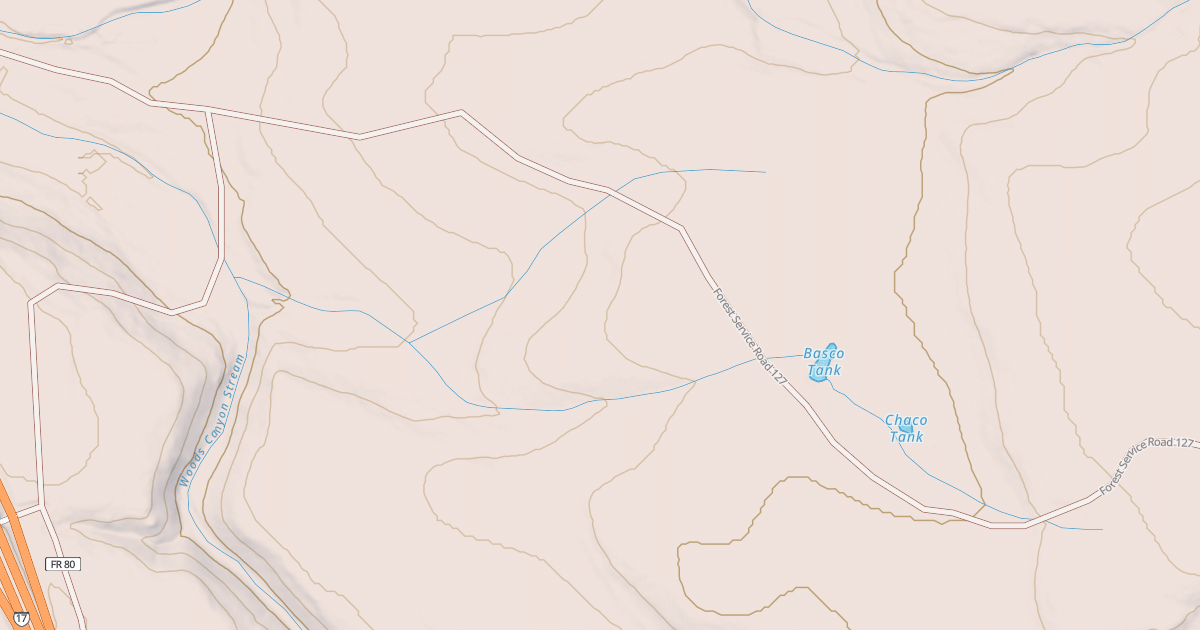 Map preview of BAR-M ROAD