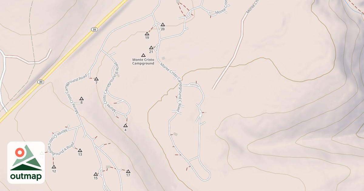 Map of MONTE CRISTO C G-C