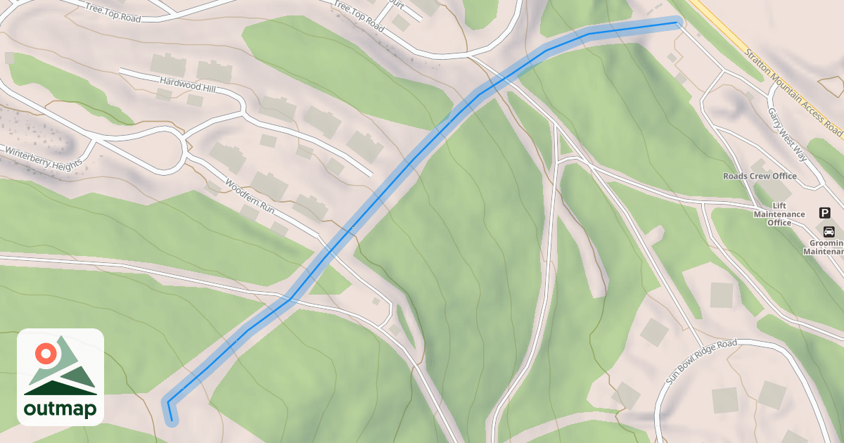 Map of Tree Top Way
