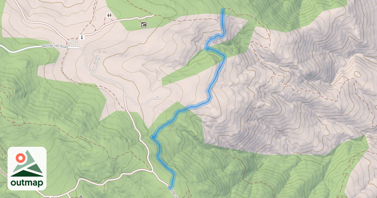 Map of Maverick Trail