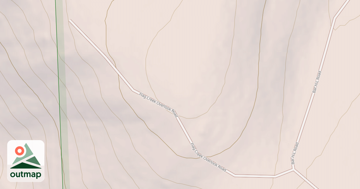 Map of FLAG CREEK OVERLOOK