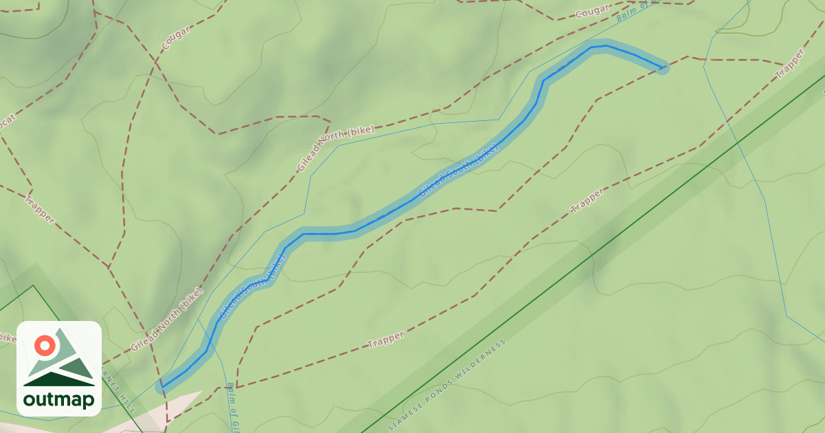 Map of Gilead South (bike)