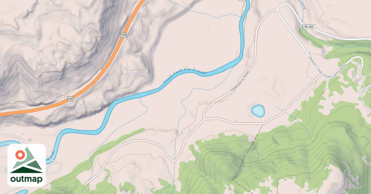 Map of TEWKSBERRY