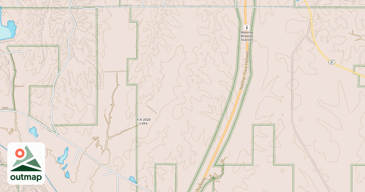 Map of CHICKASAW ATV TRAIL