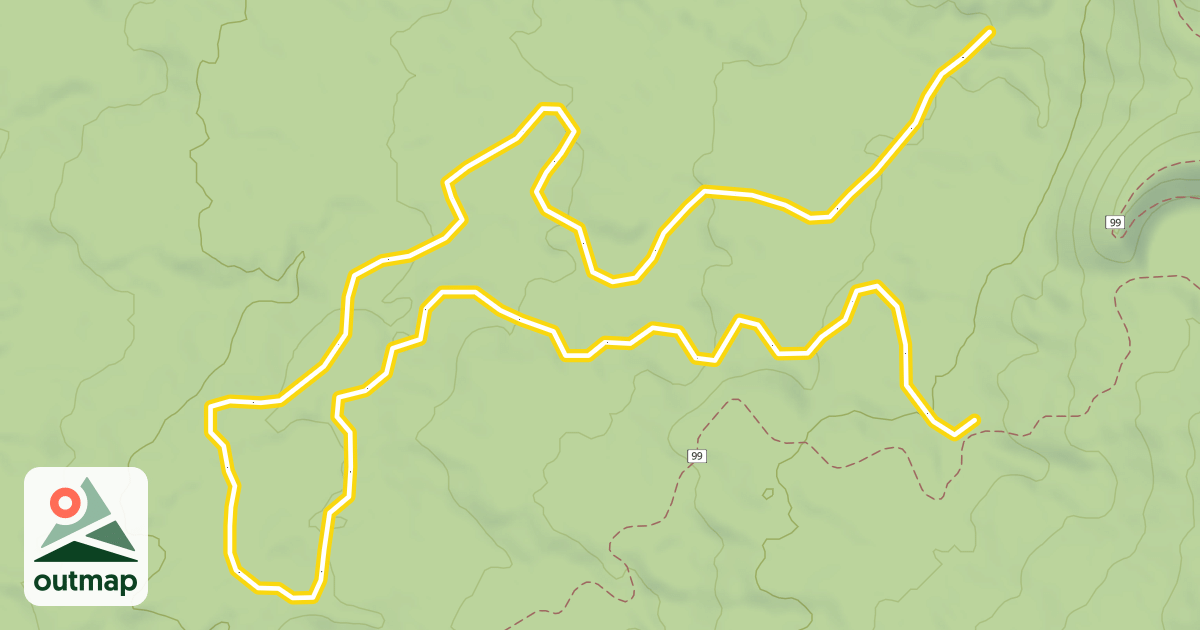 Map of Leslie's Lunge