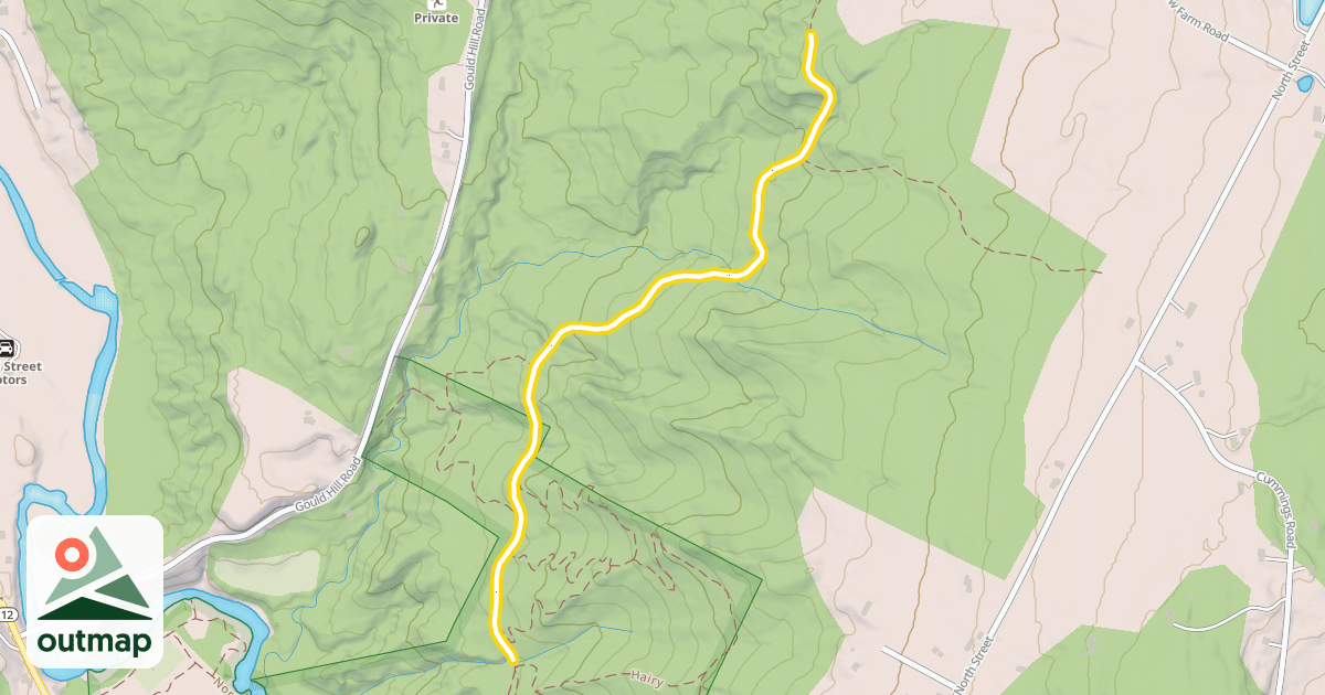 Map of Sparrow Farm Trail