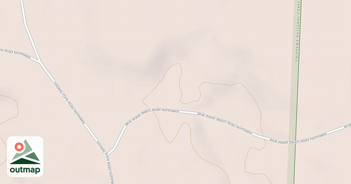 Map of BLUEWATER BEACH ROAD SPUR BA