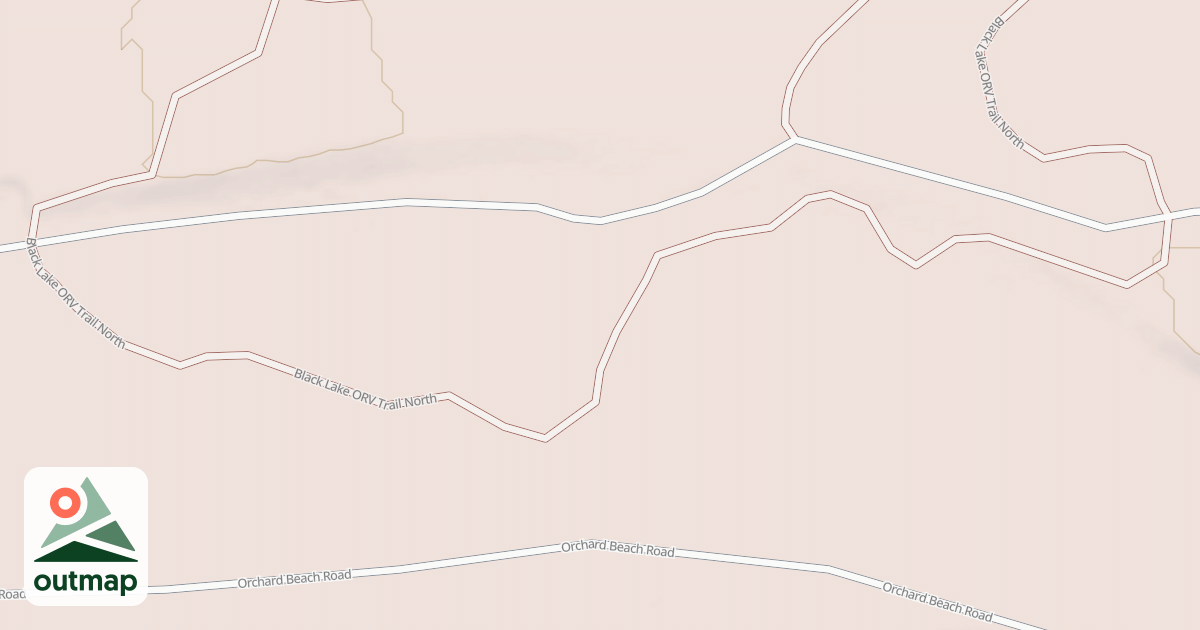 Map of Black Lake Trail