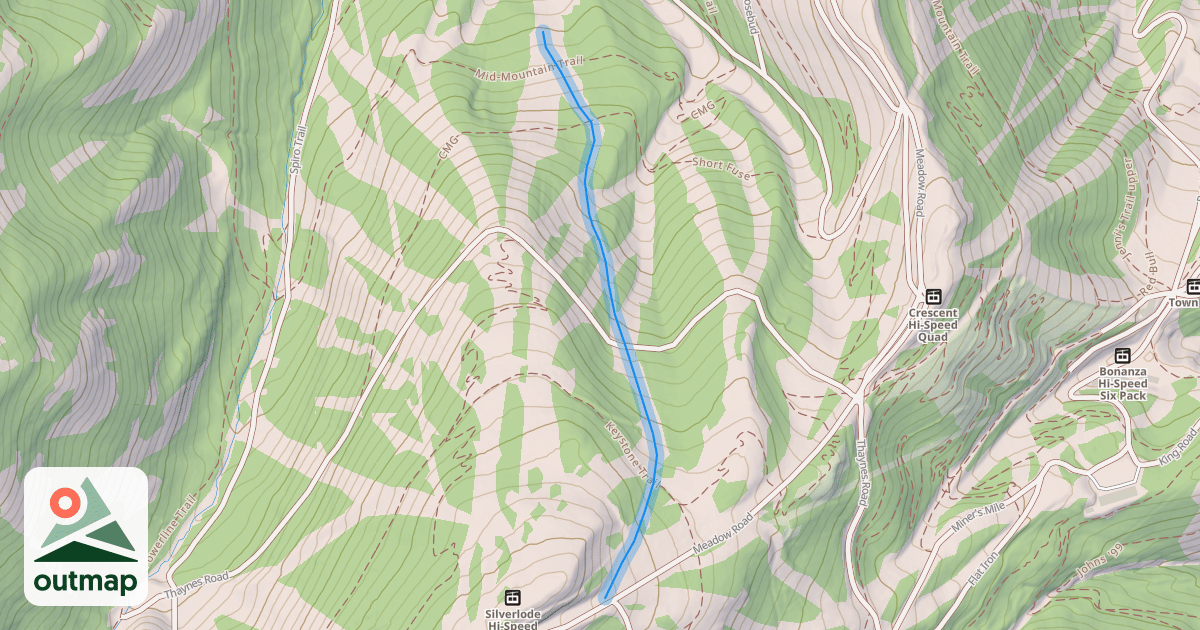 Map of Mel's Alley