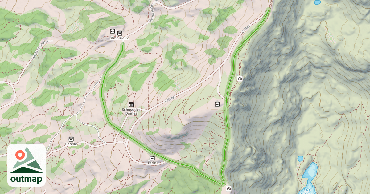 Map of Liaison Roche - Recoin