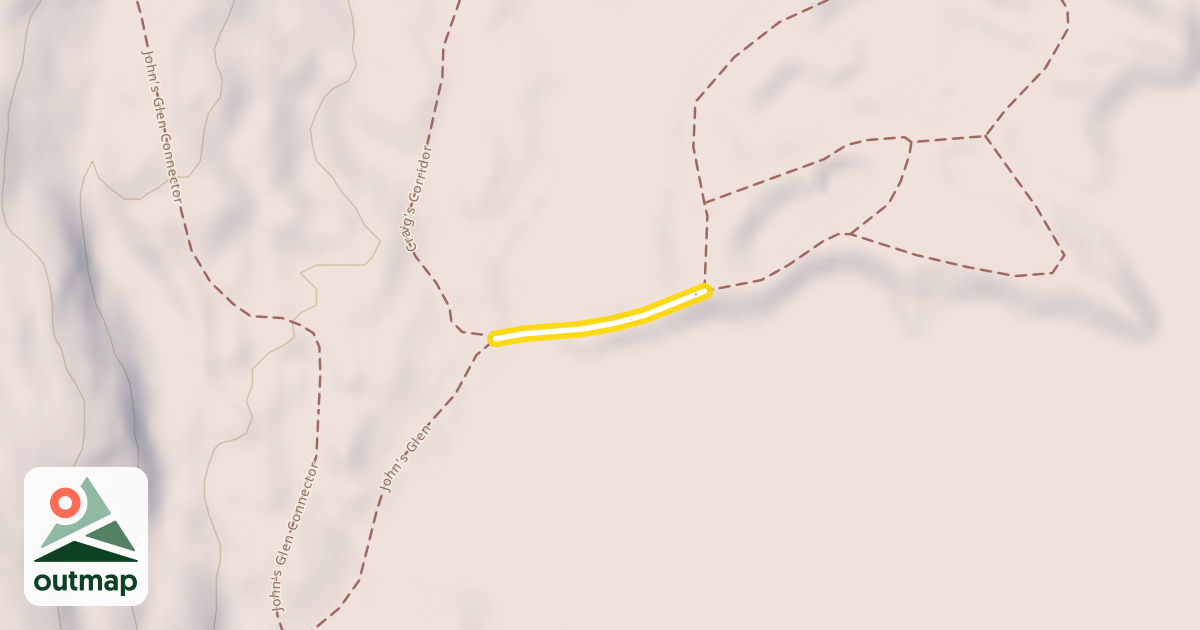 Map of John's Glen Balsam Loops