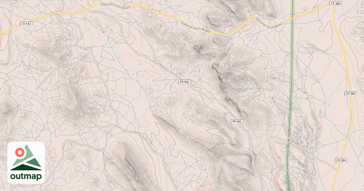 Map of BARREL SPRINGS
