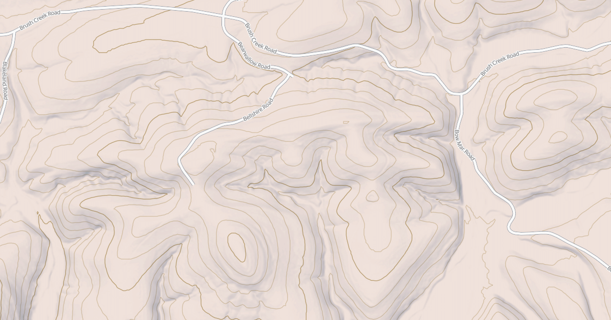 Map preview of SOUTH HART RIDGE
