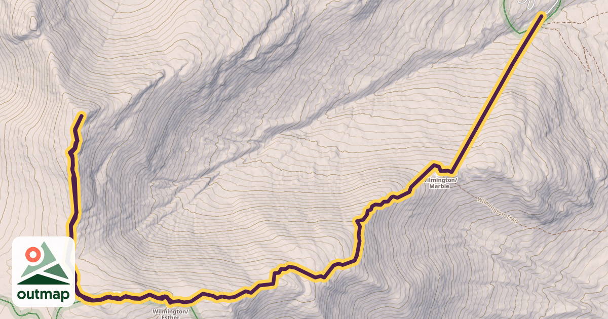 Map of Whiteface and Esther