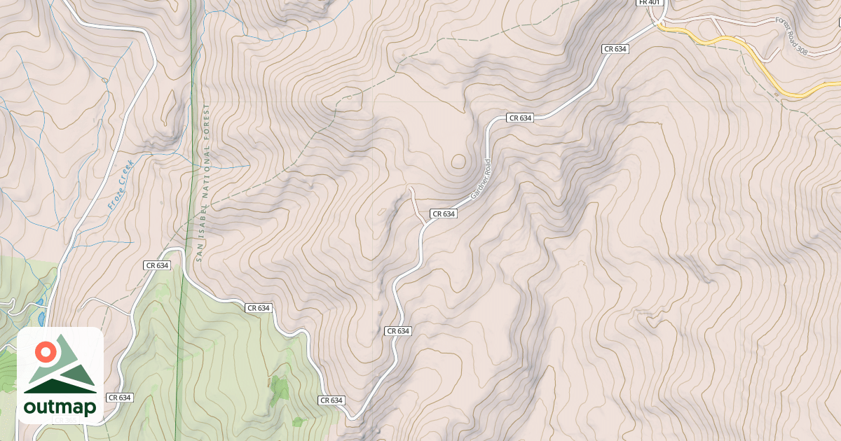 Map of GARDNER