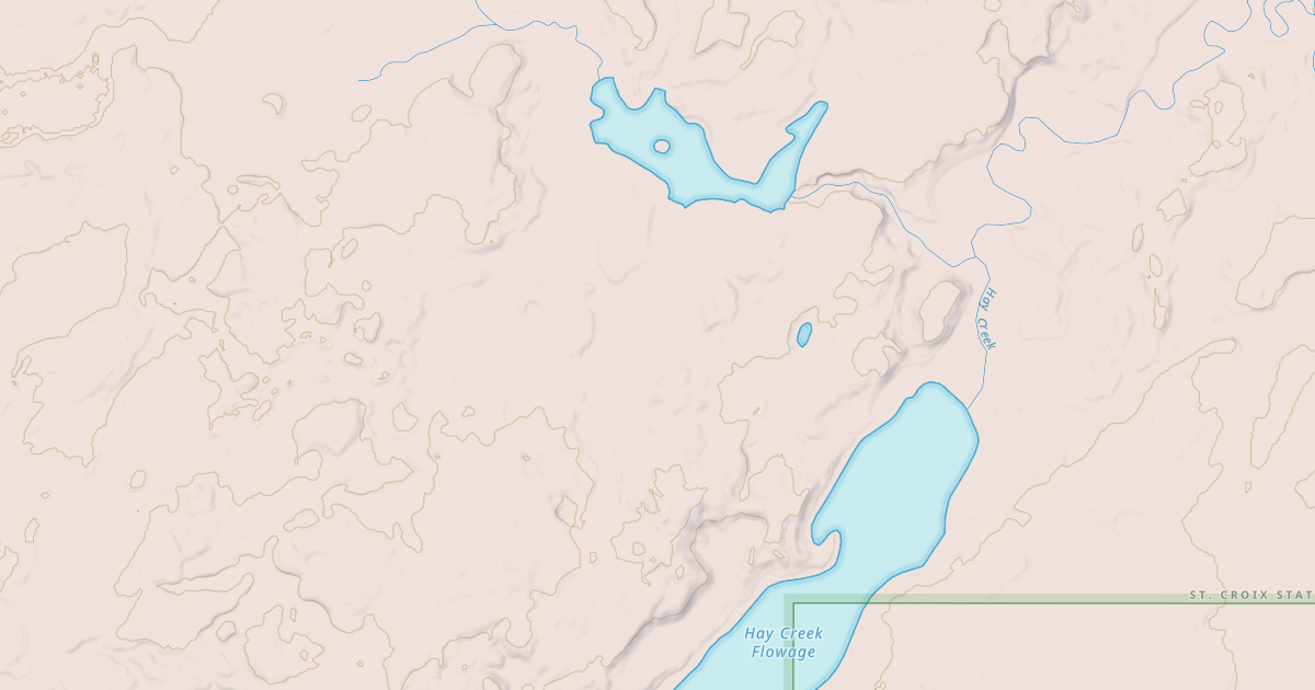 Map preview of Pine Riders Trail: St. Croix State Forest
