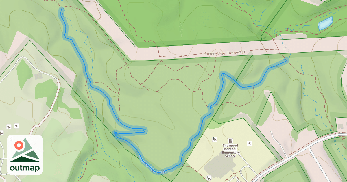 Map of Smokey Glen Trail