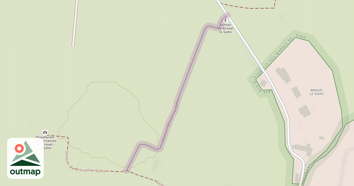 Map of Sentier Brouel le Goho