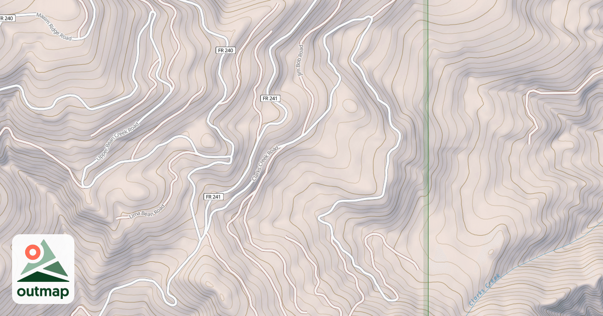Map of CLARKS CREEK