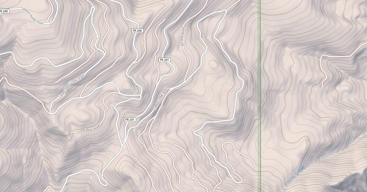 Map preview of CLARKS CREEK