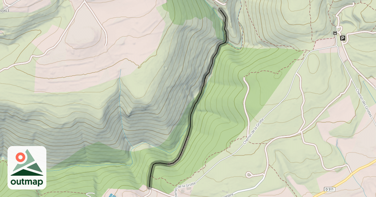 Map of Chemin de Fournes