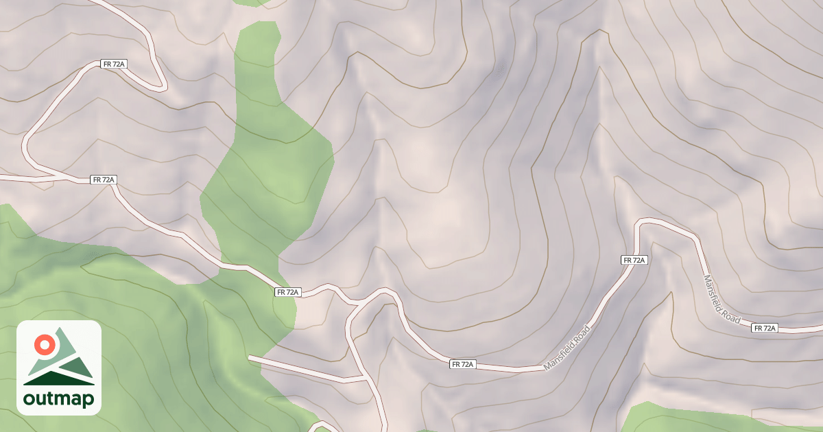 Map of MANSFIELD