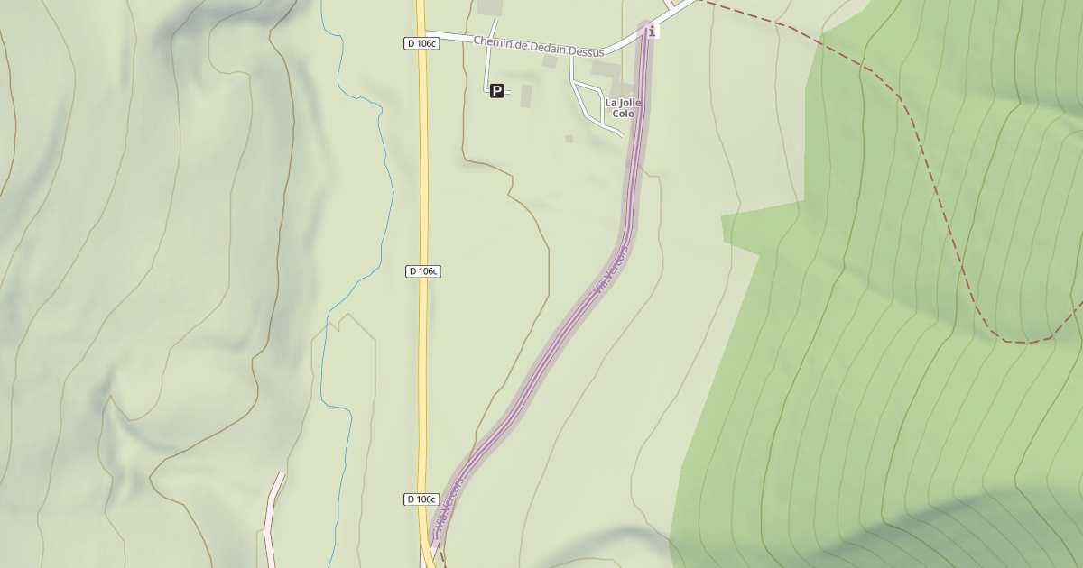 Map preview of Via Vercors