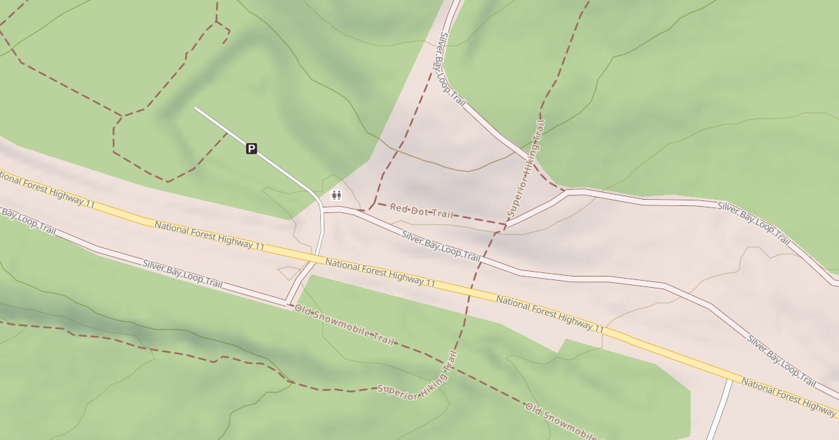 Map preview of Red Dot Trail