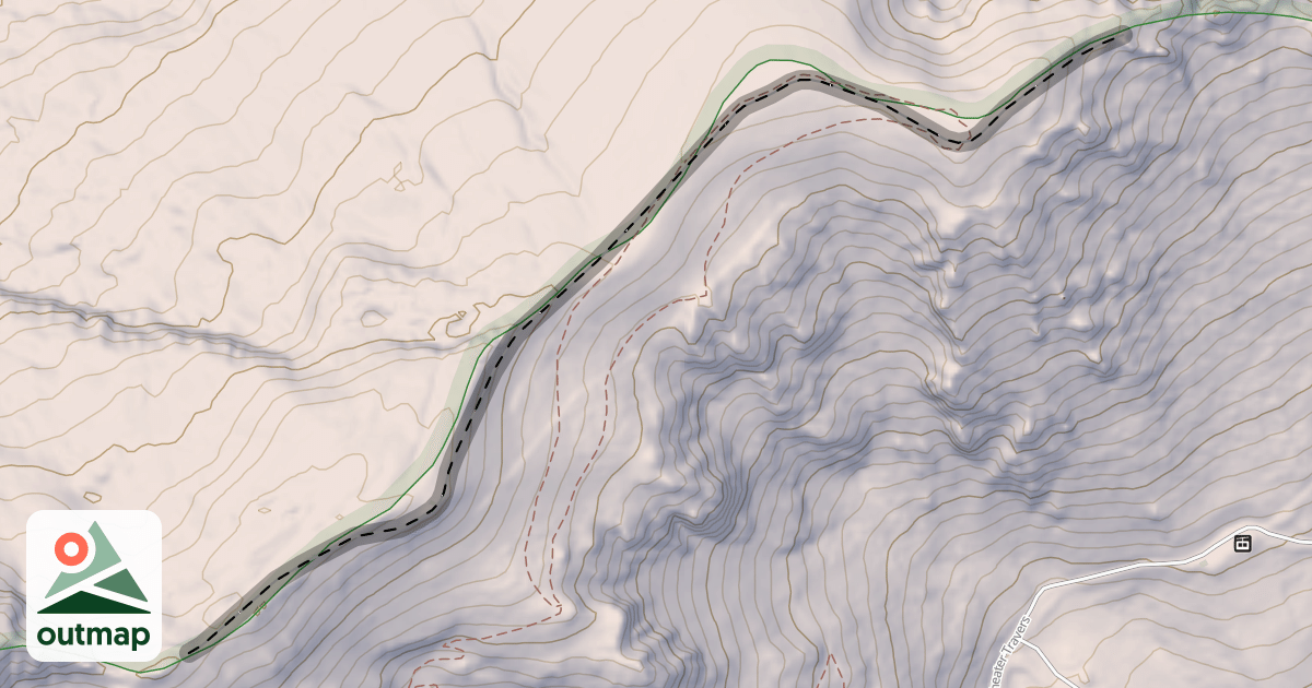 Map of Headwall Traverse
