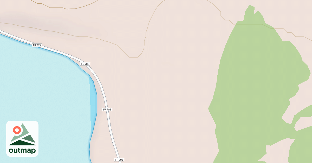 Map of OVERLAND RES SPUR