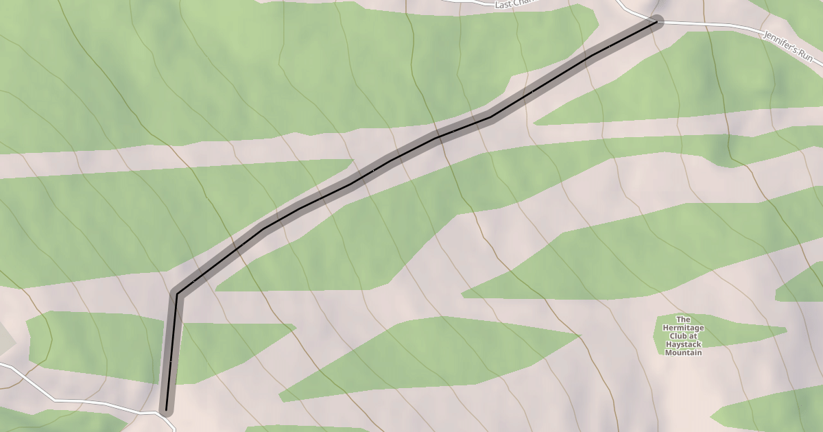Map preview of Jennifer's Run