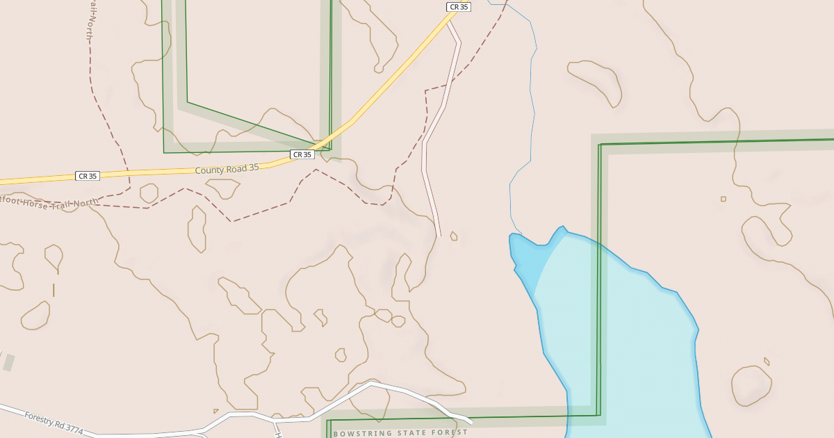 Map preview of DNR BOAT HOUSE ROAD, CFS