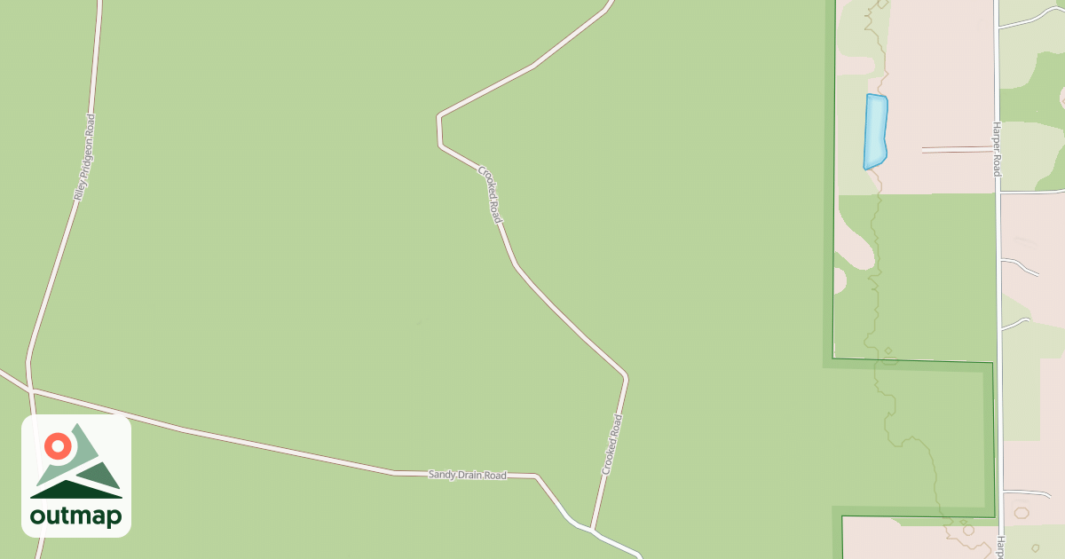 Map of Lake George State Forest Trail