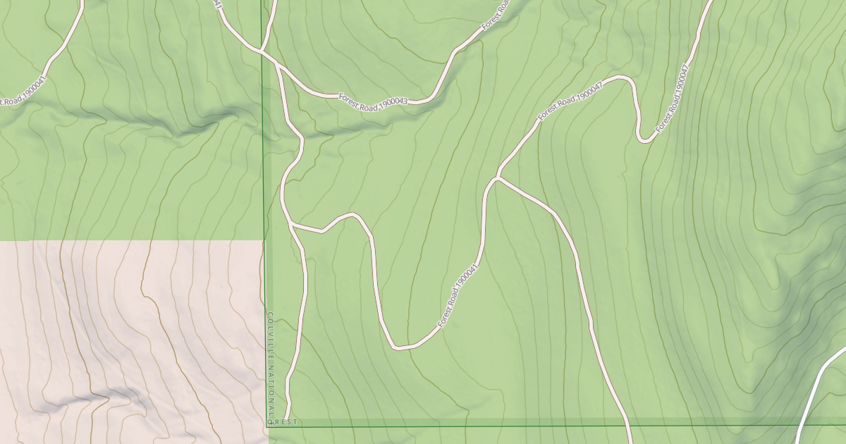 Map preview of USFS Motor Vehicle Use Map Roads {32430037-5989-4E02-B497-F2D959275F48}