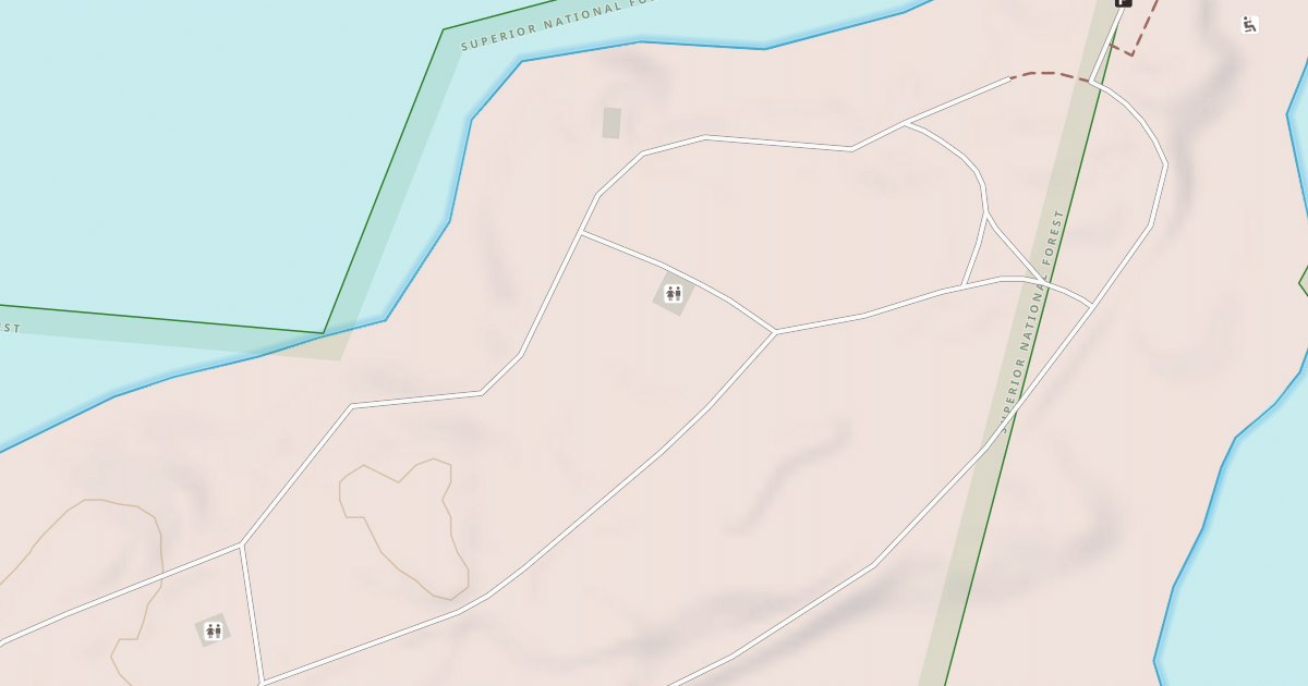 Map preview of FALL LAKE SPUR G