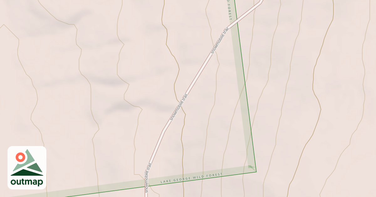 Map of Berry Pond Trail Network