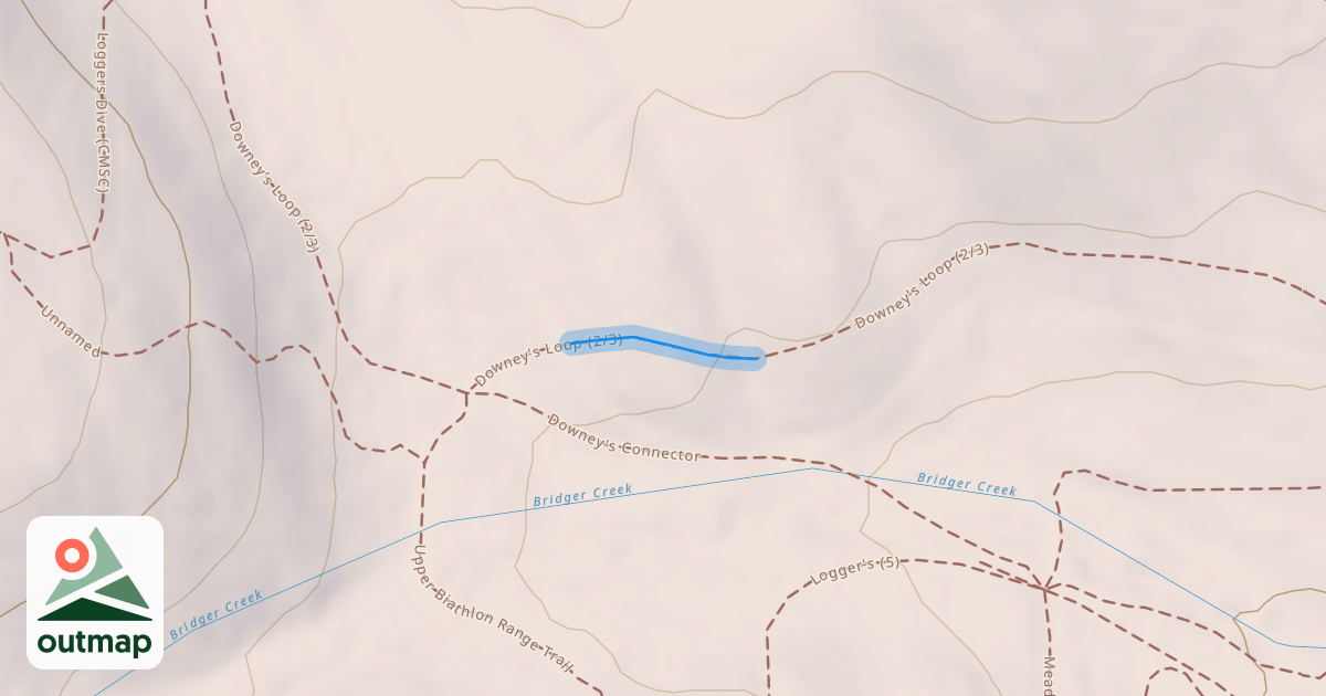 Map of Downey’s Loop (2/3)