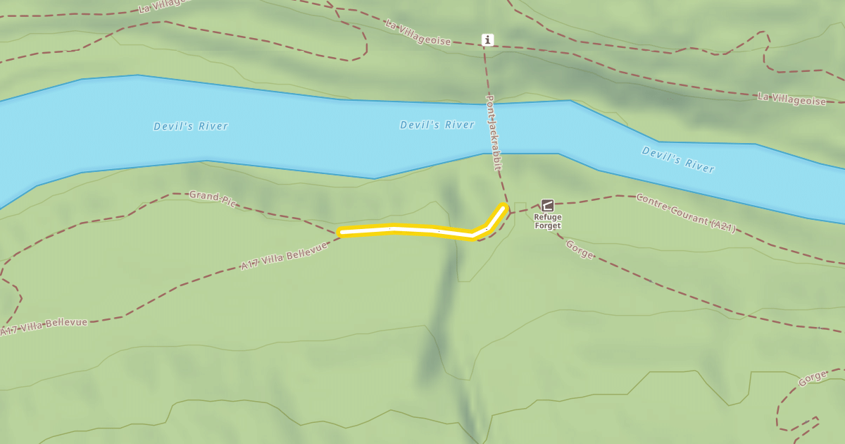 Map preview of A17 Villa Bellevue