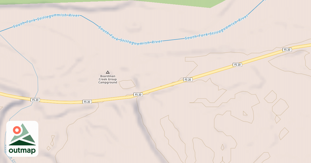 Map of BOARDMAN CR CG
