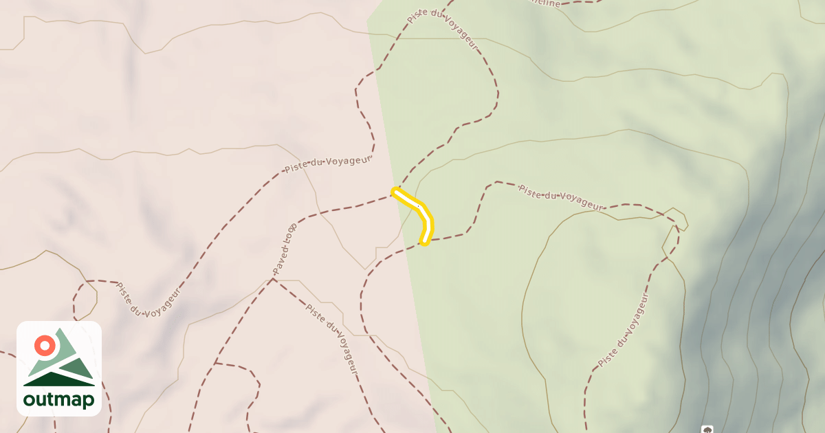 Map of Paved Loop