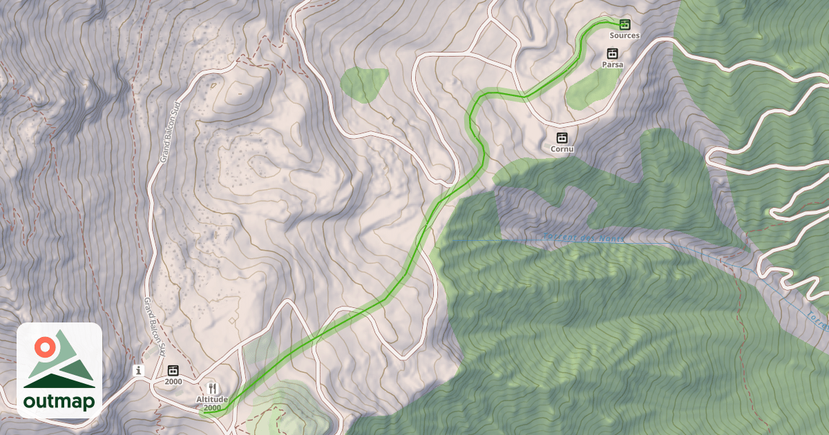 Map of Combe Vioz