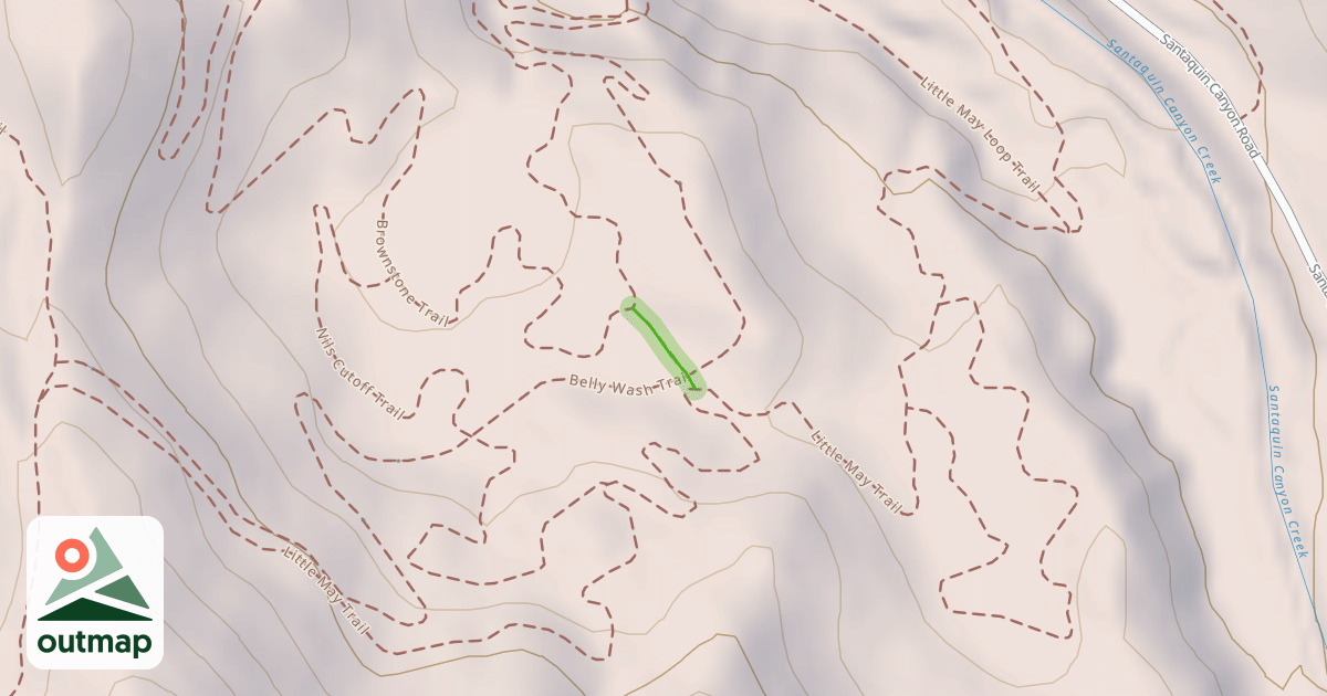 Map of Shortcut Trail