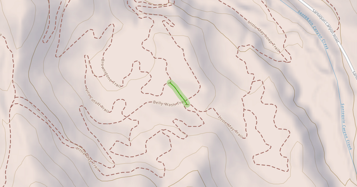 Map preview of Shortcut Trail