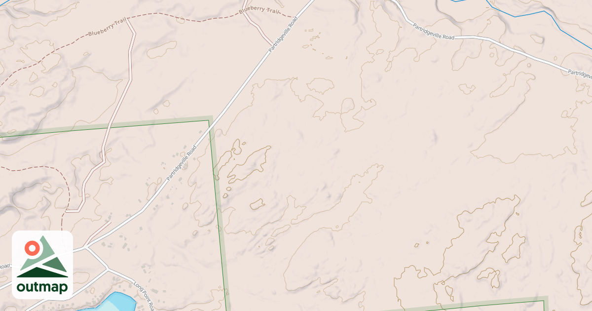 Map of Glenfield Railroad Trail
