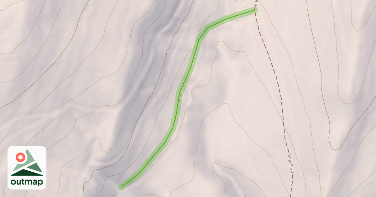 Map of Jeep Trail