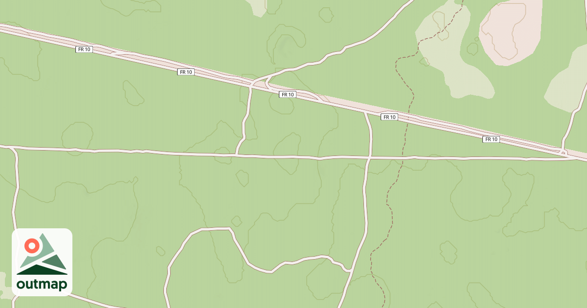 Map of USFS National Forest System Roads {EACFA611-BD03-40E2-98DD-02ADE70ECC3F}