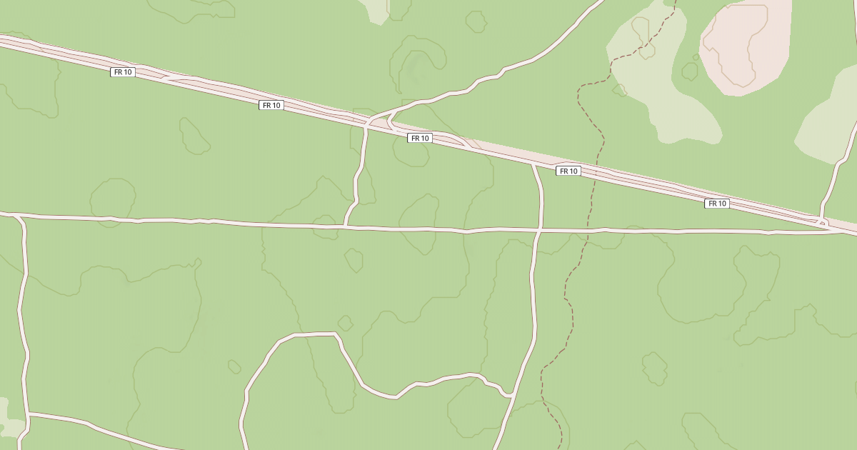 Map preview of USFS National Forest System Roads {EACFA611-BD03-40E2-98DD-02ADE70ECC3F}