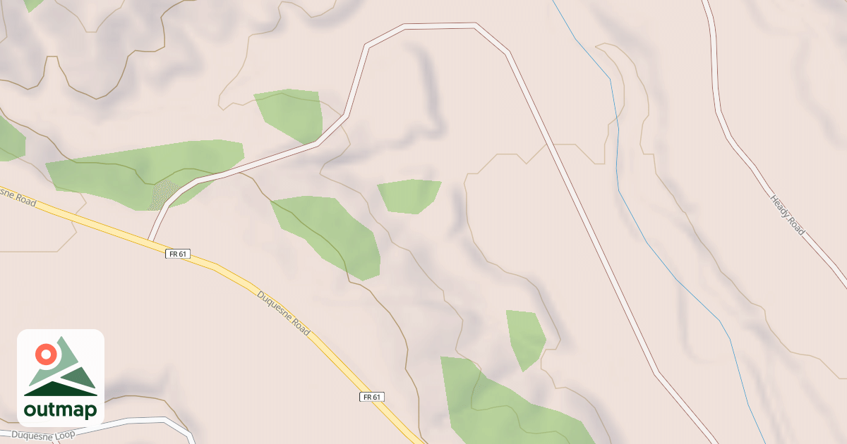 Map of LOWER CORRAL