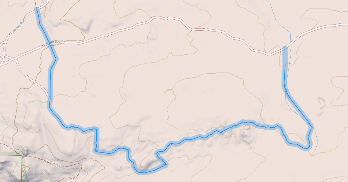 Map preview of Outback